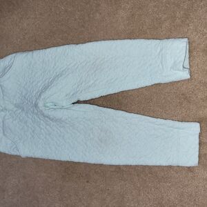 Light Blue Textured Pants